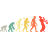 Saxophonist Evolution - Retro Saxophone Musician