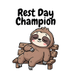 Rest Day Champion Sloth