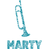 Marty as Trumpets