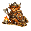 Highland Cow Wikinger