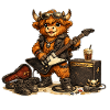 Highland Cow Rock-Star