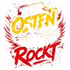 Der Osten rockt – Rock-Flag Design