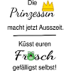 Die Prinzessin macht Ausszeit.
