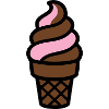 Softeis Eiswaffel Logo