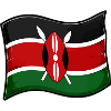 Kenya Flag Maasai Shield Design