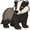 Cuddly Badger Mascot