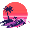 Sunset Wave Rider