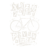 Bicycle Letters Grunge Bike