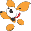 Süßer Comic Hund