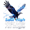 Blue eagle flight with lightning power