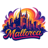 Mallorca Skyline – Epische Bunte Silhouette