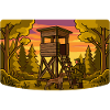 Forest Hunting Lookout Tower