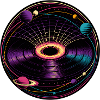 Gravity Well Vinyl Black Hole Physics
