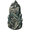 Geological Time Crystal Strata and Fossils