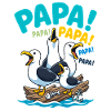 Daddy Seagulls Humor Father's Day