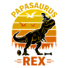 Papasaurus Rex Dinosaur Father's Day