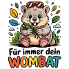 Wombat Spruch