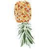 Upside-down Pineapple – Tropical Illustration