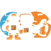 Astronaut Silhouette Logo