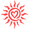 Heart Sun Sun Motif