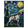 English Pointer Starry Night - Dog Dad Bird Dog