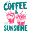 Sunshine Iced Coffee Vibes