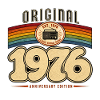 Original 1976 Vintage Anniversary 50 Years