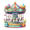 Spring Carousel Joy