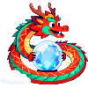 Dragon and Crystal Sphere