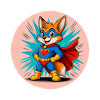 Fuchs Superheld Kids