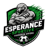 Aigle sportif vert et noir