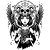 Demon Wings Gothic Girl
