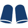 Foam Earplugs Hearing Protection Icon