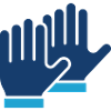 Safety Gloves Protection Line Icon