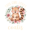 This girl loves coatis.