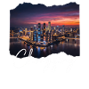 Chongqing Skyline Evening Light