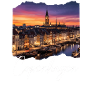 Kopenhagen Abendlicht Hafenpanorama