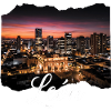 León Stadt bei Nacht