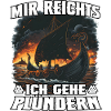 Vikingsschiff im Flammenmeer