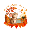 Autumn Mouse in Gold