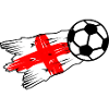 Englische Flagge trifft Fußball