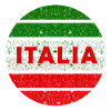 Italia Retro-Grunge Kreis