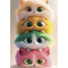 Stacked Rainbow Plush Cats