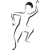 Dancing silhouette