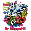 Der Hase läuft nicht. Er hoppelt!