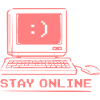 Stay Online Retro Computer