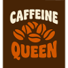 Caffeine Queen Coffee Graphic