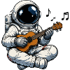 Space Astronaut Guitar Game