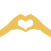Heart Hands Silhouette