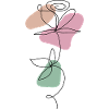 Lineart Rose Pastel